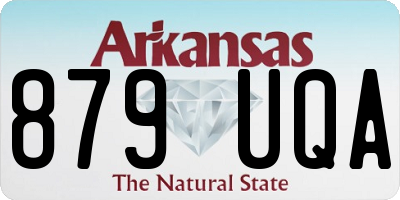 AR license plate 879UQA