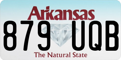 AR license plate 879UQB