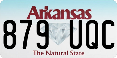 AR license plate 879UQC
