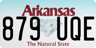 AR license plate 879UQE
