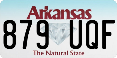 AR license plate 879UQF