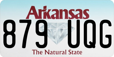 AR license plate 879UQG