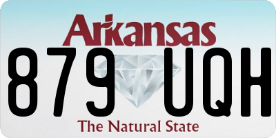 AR license plate 879UQH
