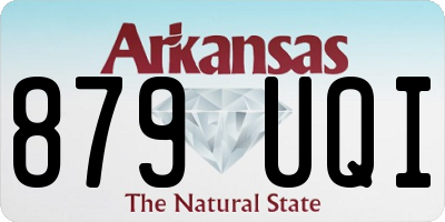 AR license plate 879UQI