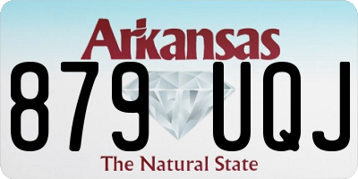 AR license plate 879UQJ