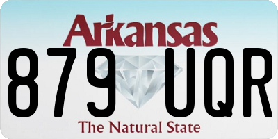 AR license plate 879UQR