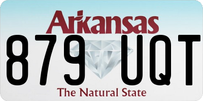 AR license plate 879UQT