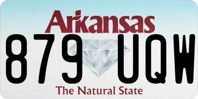AR license plate 879UQW
