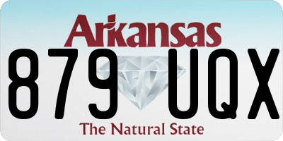 AR license plate 879UQX
