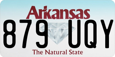 AR license plate 879UQY