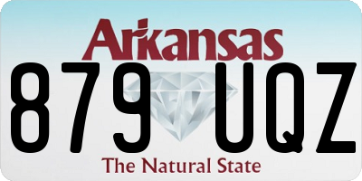 AR license plate 879UQZ