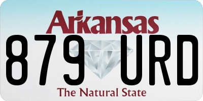 AR license plate 879URD