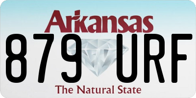 AR license plate 879URF