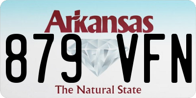 AR license plate 879VFN