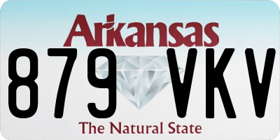 AR license plate 879VKV