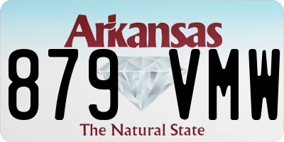 AR license plate 879VMW