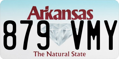 AR license plate 879VMY