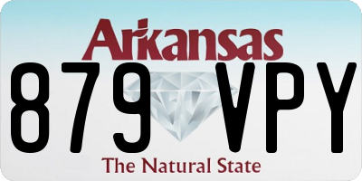 AR license plate 879VPY