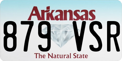 AR license plate 879VSR
