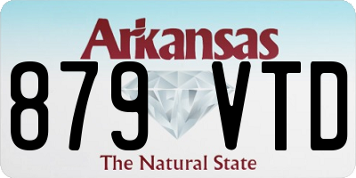 AR license plate 879VTD