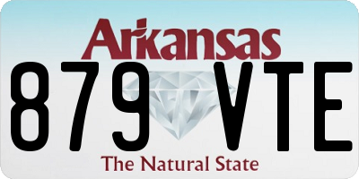 AR license plate 879VTE