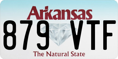 AR license plate 879VTF