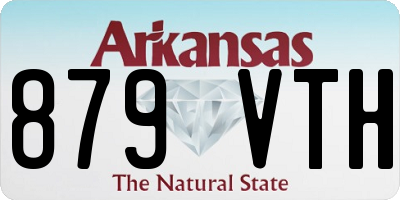 AR license plate 879VTH