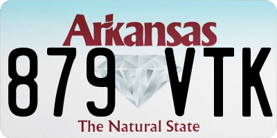 AR license plate 879VTK
