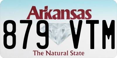 AR license plate 879VTM