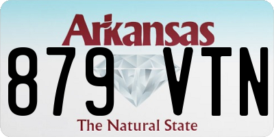 AR license plate 879VTN