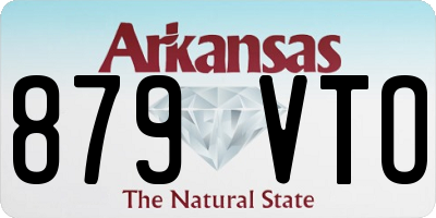 AR license plate 879VTO