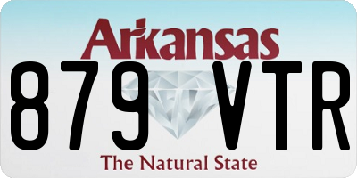 AR license plate 879VTR