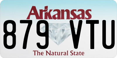 AR license plate 879VTU