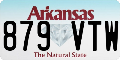AR license plate 879VTW