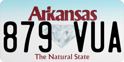AR license plate 879VUA