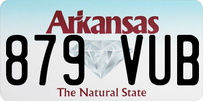 AR license plate 879VUB