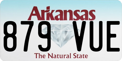 AR license plate 879VUE