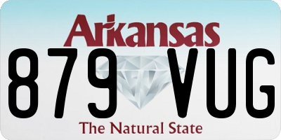 AR license plate 879VUG
