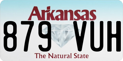 AR license plate 879VUH