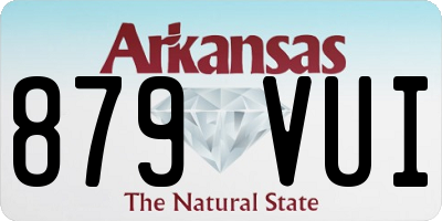 AR license plate 879VUI