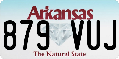 AR license plate 879VUJ