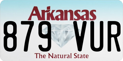 AR license plate 879VUR