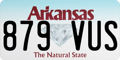 AR license plate 879VUS