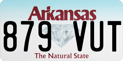 AR license plate 879VUT