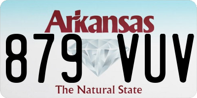 AR license plate 879VUV