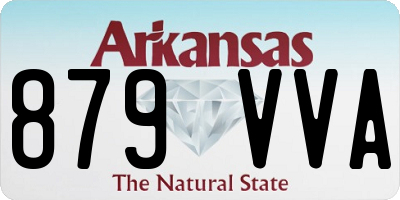 AR license plate 879VVA