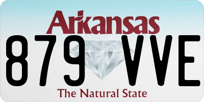 AR license plate 879VVE