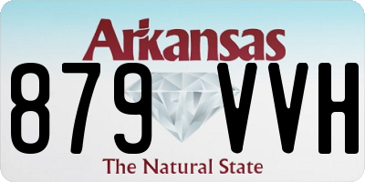AR license plate 879VVH