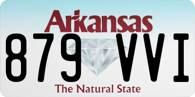 AR license plate 879VVI