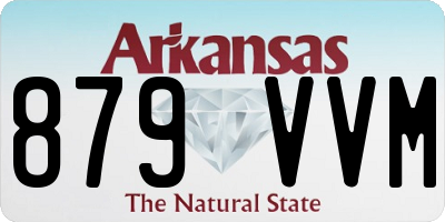 AR license plate 879VVM